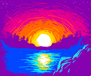 300x250 Ocean Sunset
