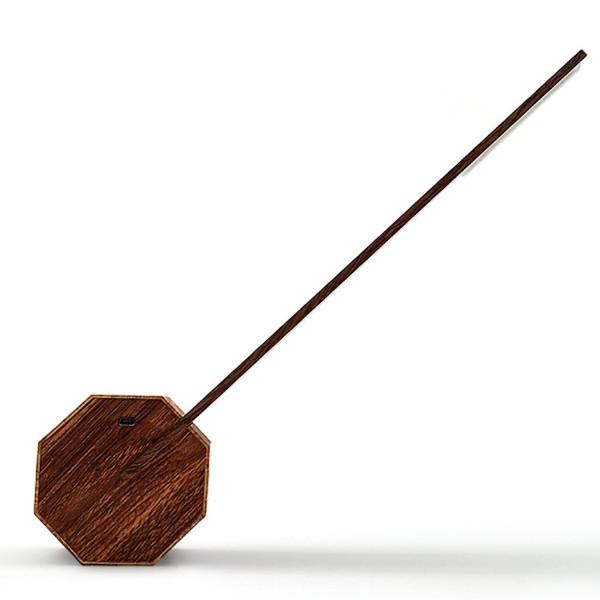 600x600 Octagon One Desk Lamp Walnut
