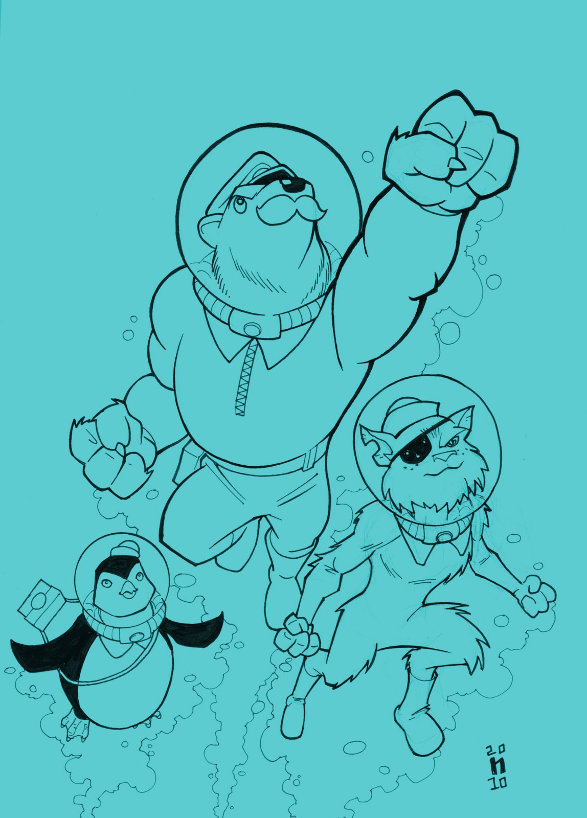 1148x1600 Eclectic Micks Octonauts By Nick Roche