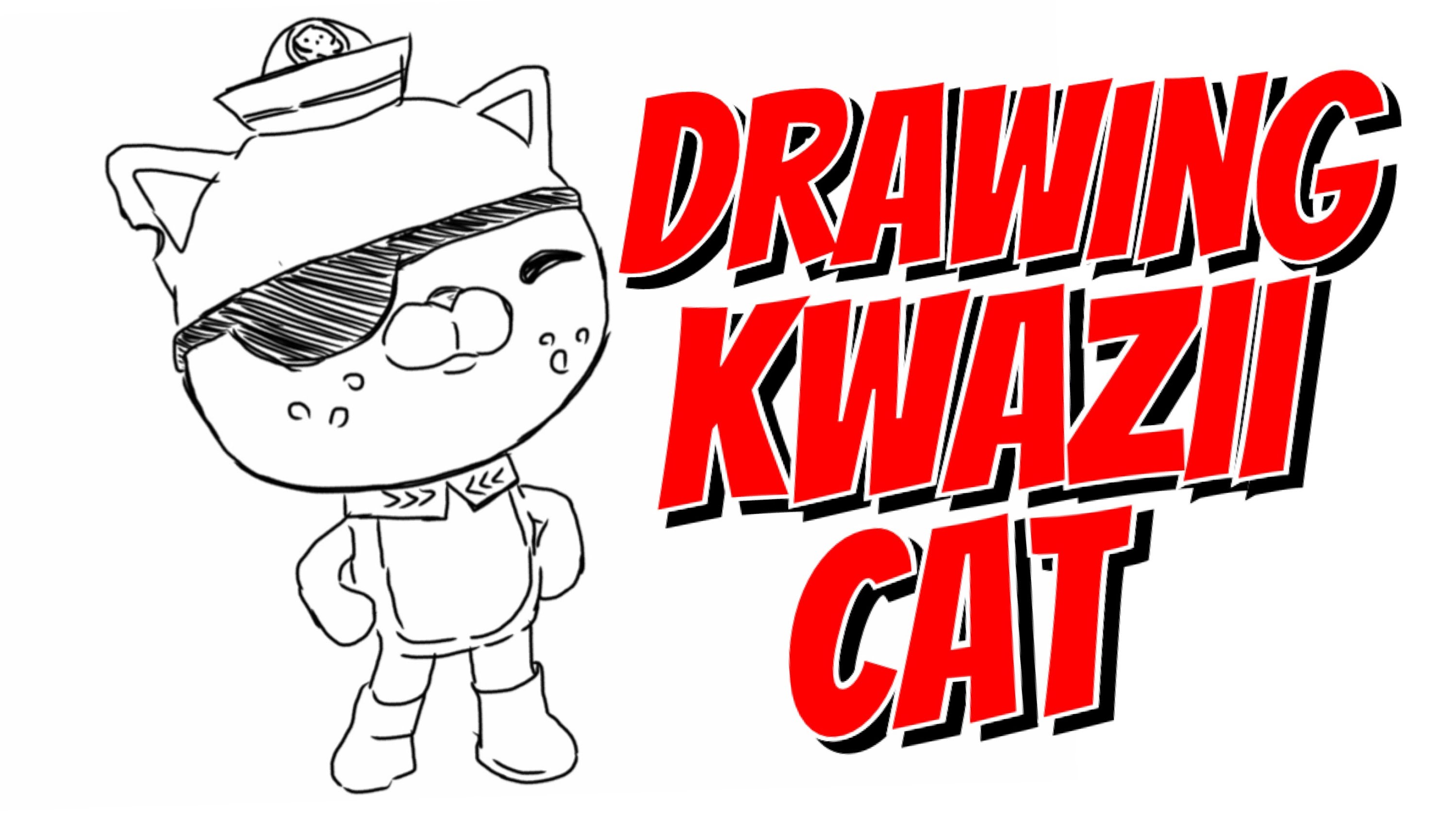 3000x1688 How To Draw Kwazii Cat From Octonauts