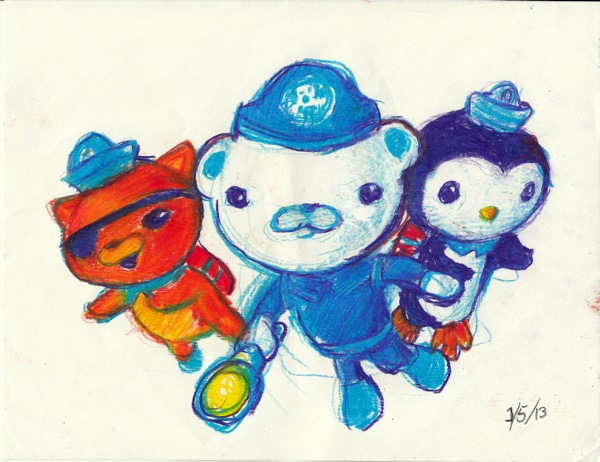 600x462 Octonauts Trio Barnacle, Kwazii And Peso Draw Every Day