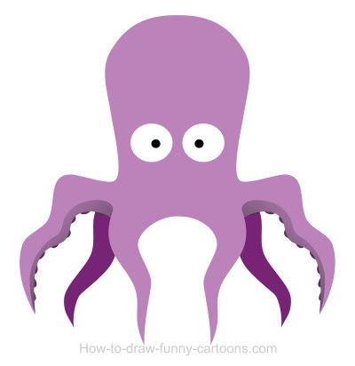 400x412 Drawing An Octopus Cartoon