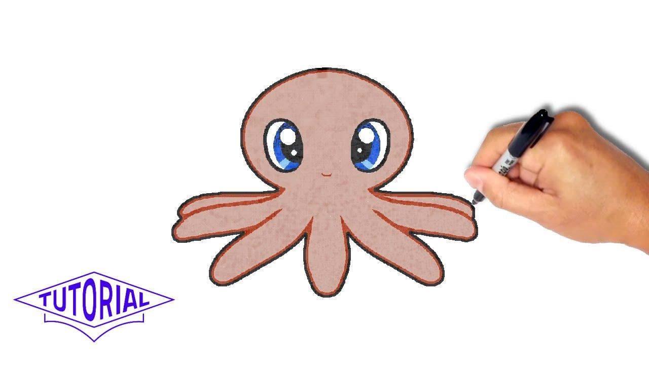 1280x720 How To Draw An Octopus [Simple, Step By Step]