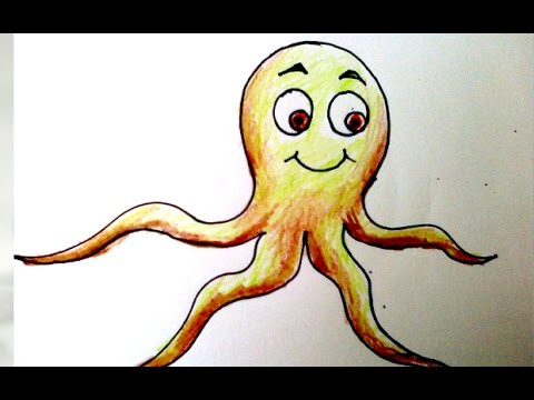 480x360 How To Draw Octopus For Kids Step By Step