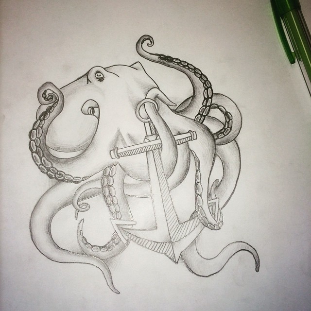 640x640 Octopus Drawing Artist Pencil On Instagram