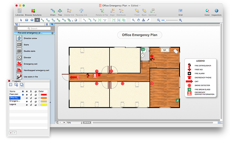 800x511 How To Draw An Emergency Plan For Your Office Cubicle Layout