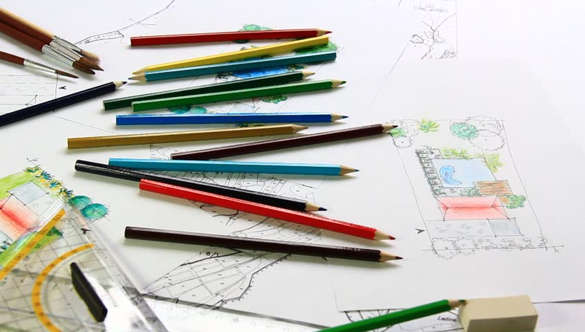 846x480 Woman Landscape Architect Working On New Project In Her Office