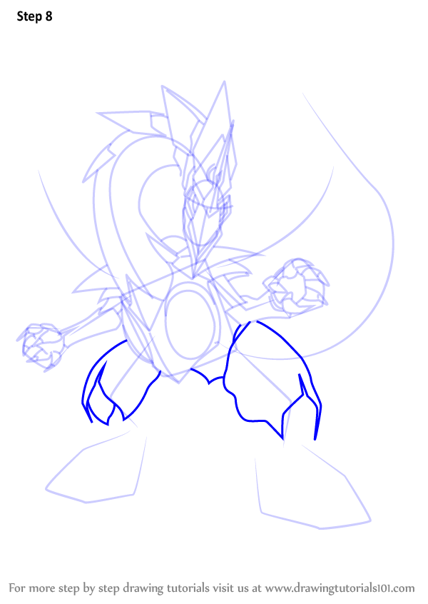 600x846 Learn How To Draw Odd Eyes Dragon From Yu Gi Oh! Official Card