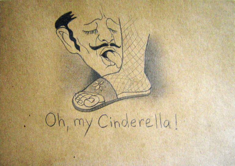 770x544 Saatchi Art Oh, My Cinderella! Drawing By Eva Leliv