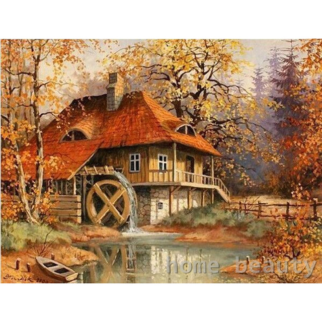 640x640 Diy Digital Oil Painting By Number Paint Drawing Coloring By