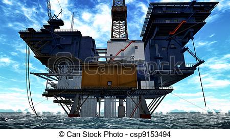450x273 Oil Rig Drawing