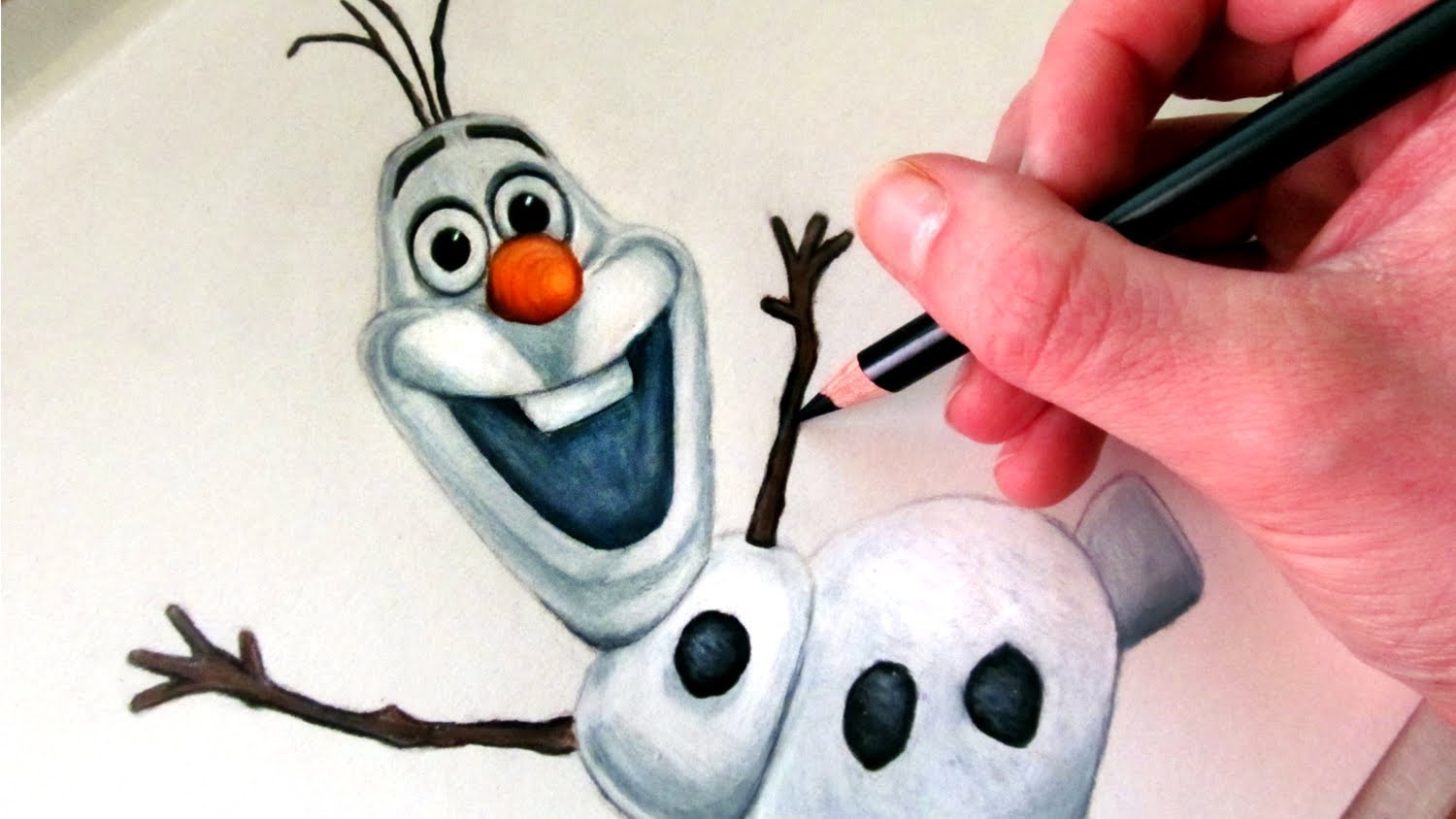 1500x844 How To Draw Olaf From Frozen