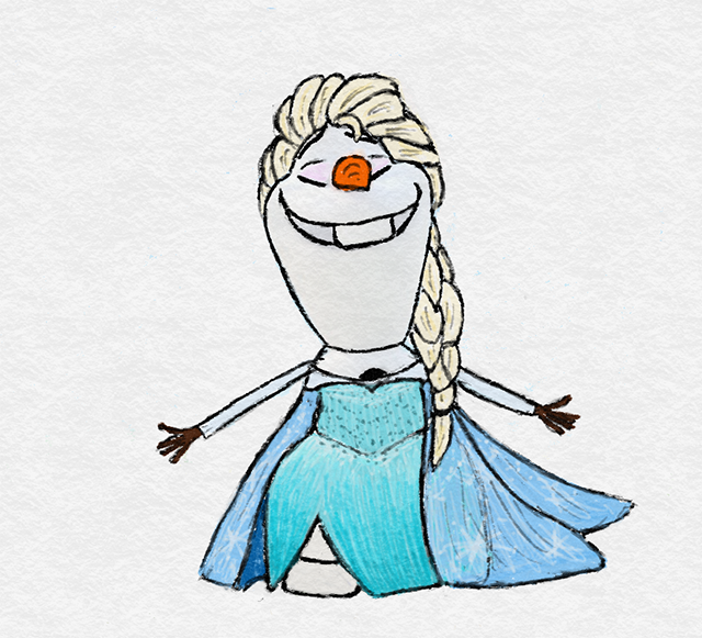 640x581 Olaf The Snowman