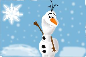 300x200 Olaf The Snowman From Queen Frozen