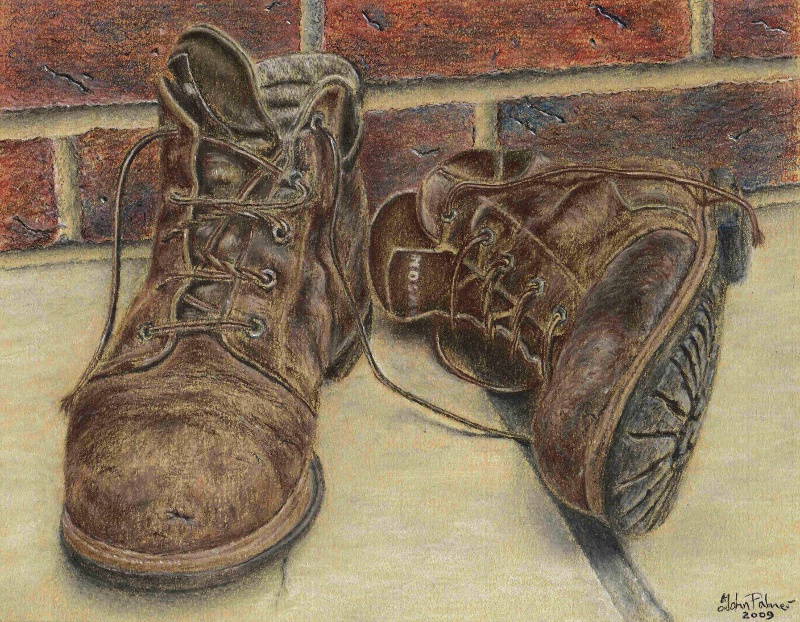 800x622 Old Gardening Boots
