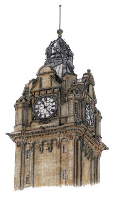 240x405 Old Edinburgh Landmarks Historic Buildings