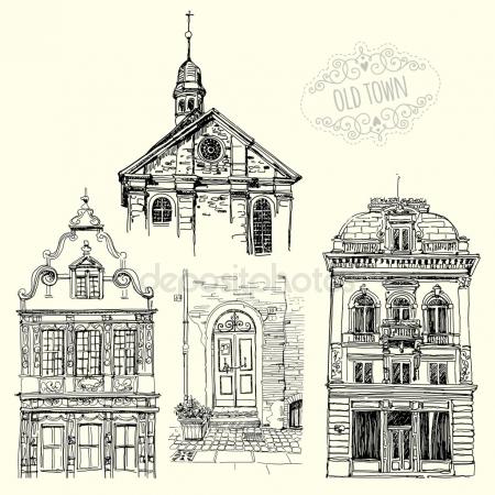 Old Church Drawing at GetDrawings | Free download