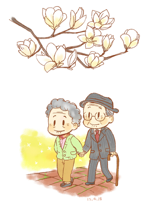 502x700 Old Couple By Twosugars16