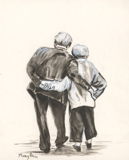 449x555 Old Couple