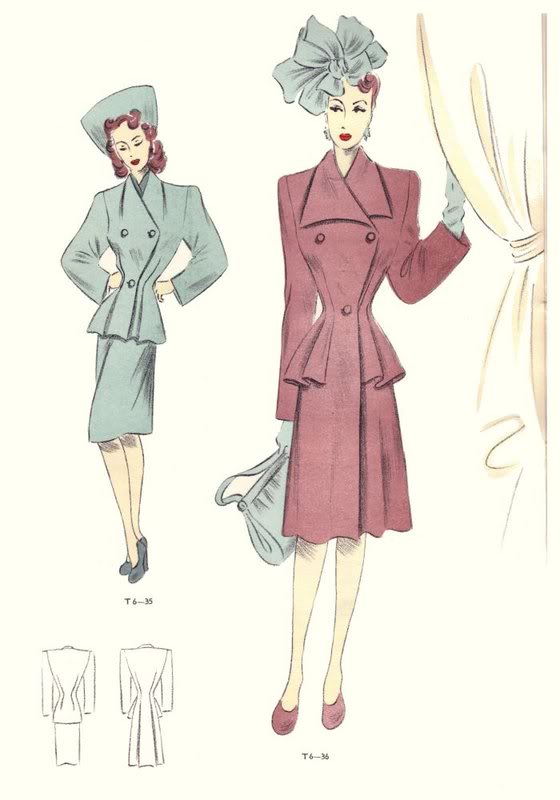 560x800 Vintage Amp Antique Fashion 1940s Fashion