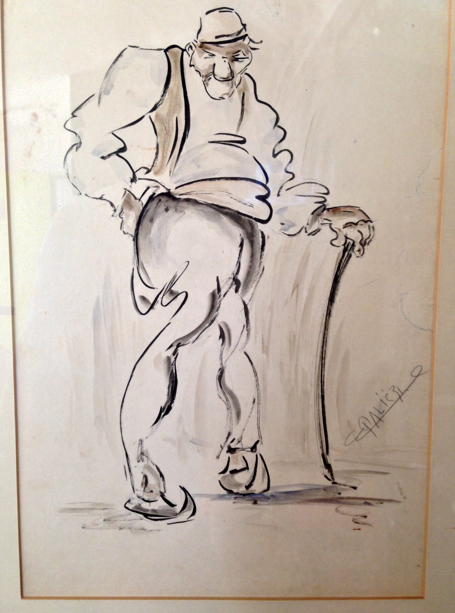 1521x2048 Framed Original Drawing