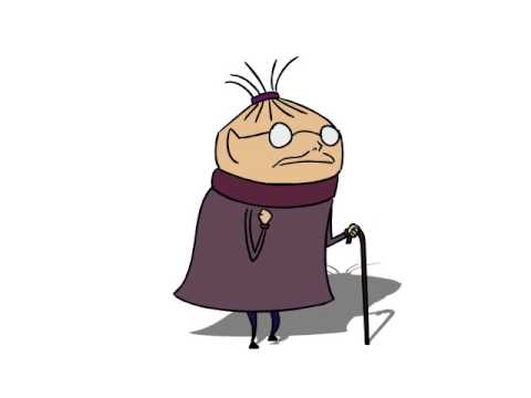 480x360 Old Lady Walk Cycle A Toon Boom Animation