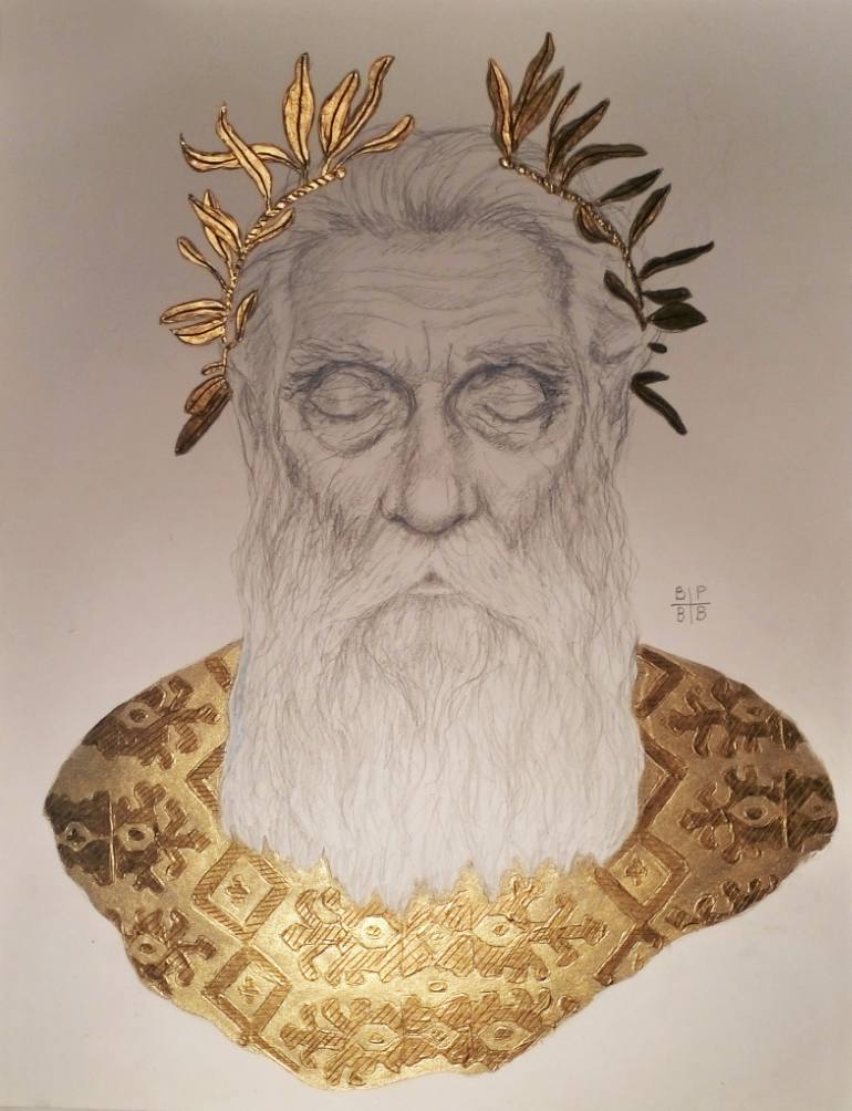 770x1004 Saatchi Art Old Man Drawing By B A H M A N