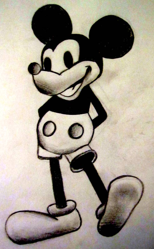 Old Mickey Mouse Drawing at GetDrawings | Free download