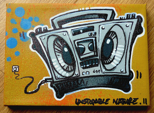 500x368 Boomboxstereo Painting Arkade Graphics