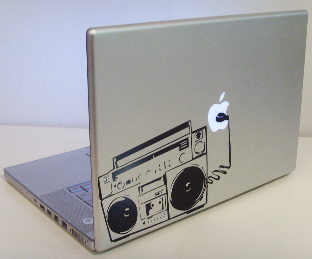 1012x840 Old School Boombox Drawing Decal1 600x498 Old School Melissa