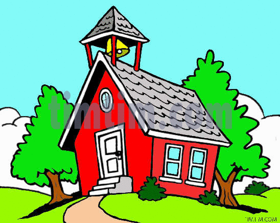 548x436 Free Drawing Of A Country Schoolhouse From The Category Books