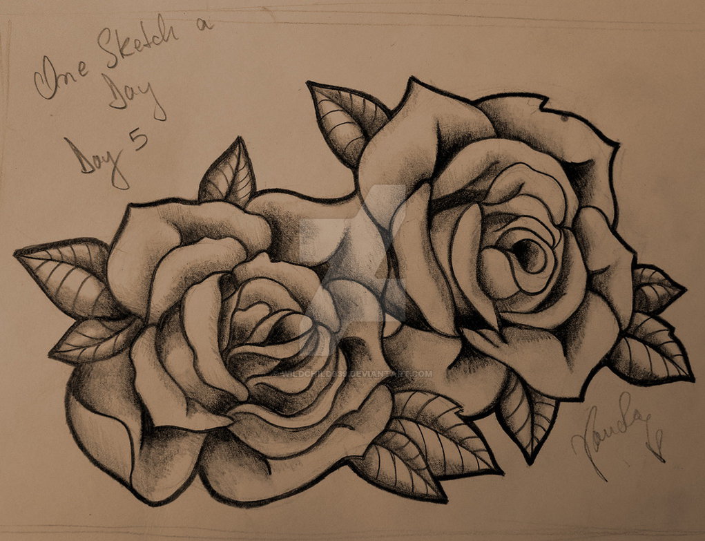 1021x783 Old School Roses By Wildchild939