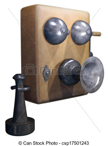 349x470 Old Telephone Drawing