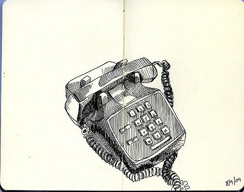 500x393 Old School Telephone