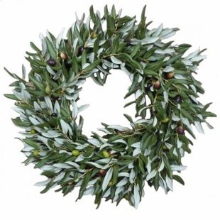 310x310 Giant Faux Olive Wreath Wayfair