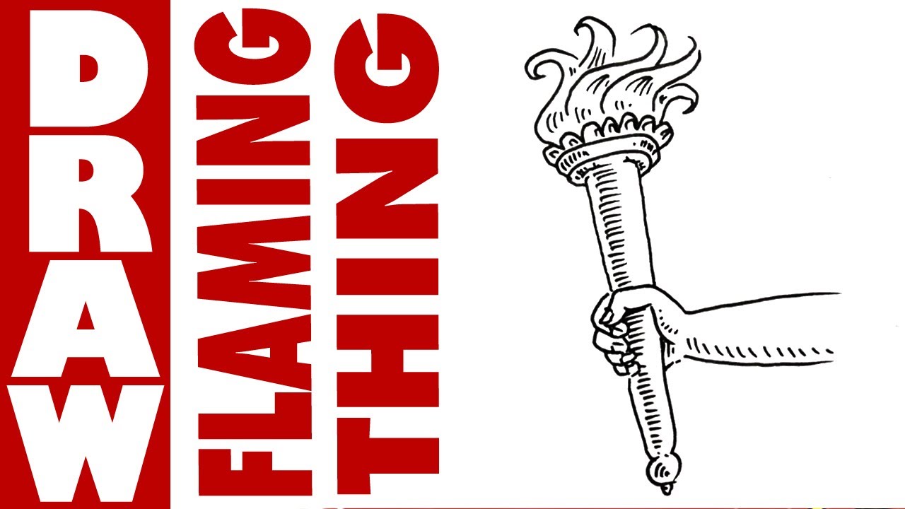 1280x720 Draw An Olympic Torch