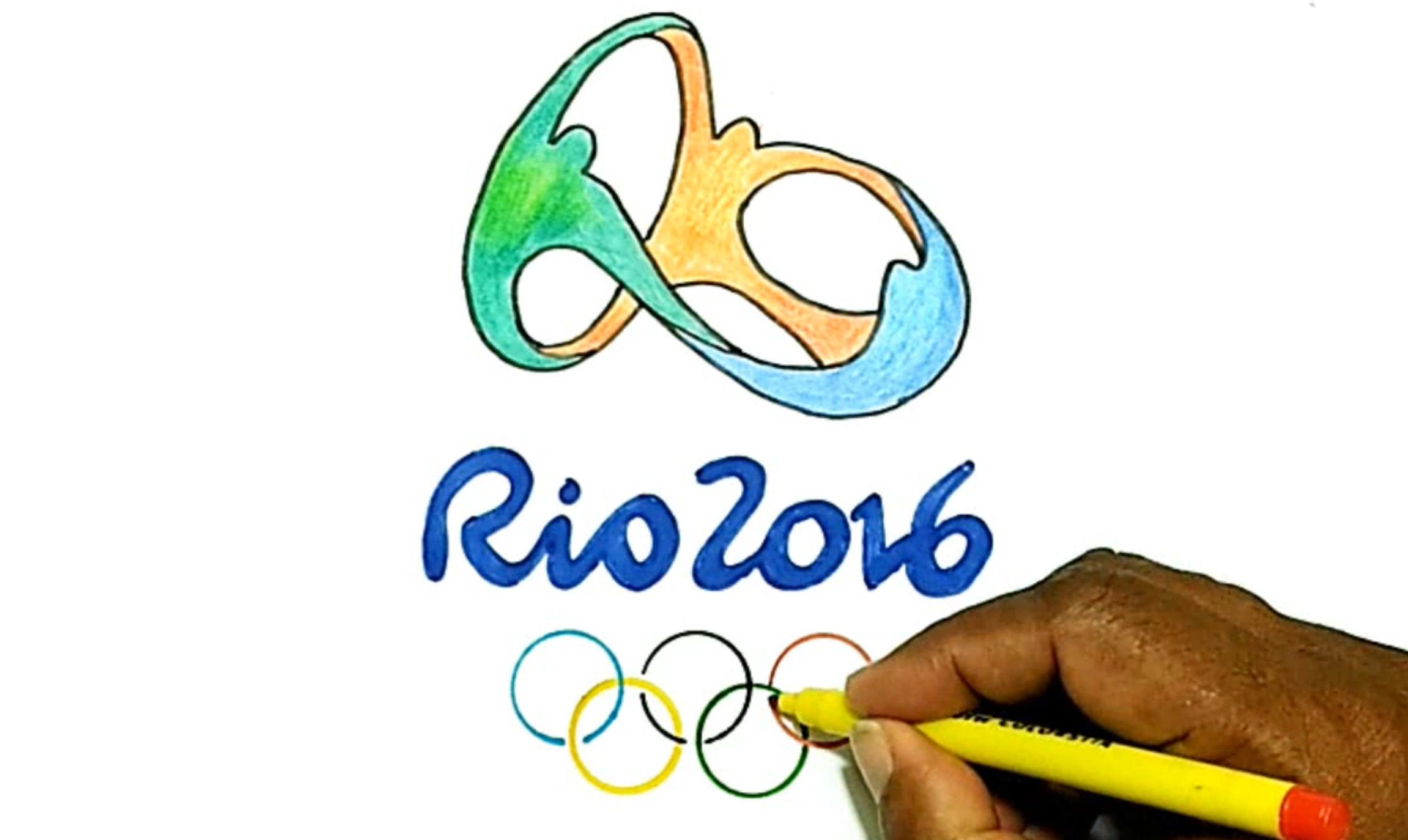 2302x1374 How To Draw The Rio 2016 Olympics Logo