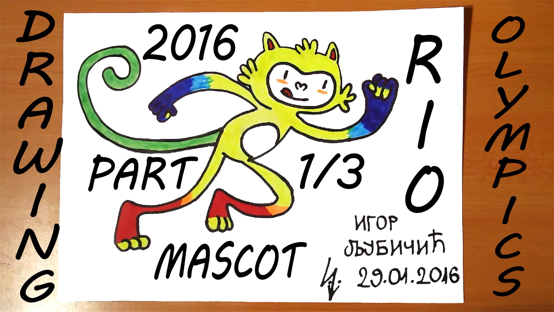 1920x1080 Rio 2016 Olympic Games How To Draw Mascot