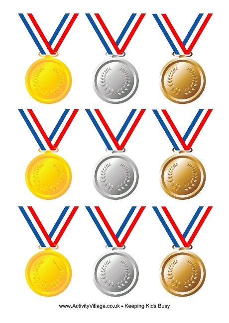 460x650 Free Printable Awards And Medals For Classroom And Home