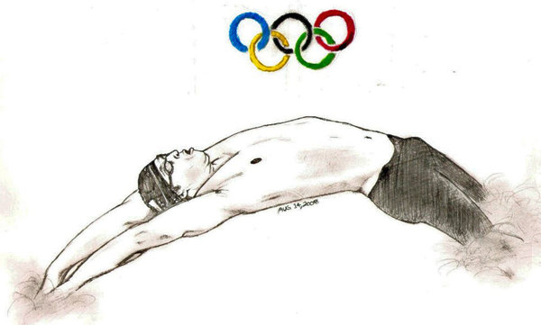 600x361 Tribute Olympic Swimmers By Mendasph