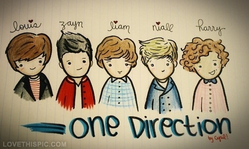 500x299 One Direction Drawing Pictures, Photos, And Images For Facebook