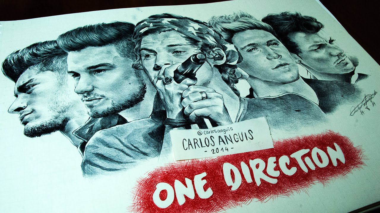 1280x720 Drawing One Direction (Dibujando A One Direction)