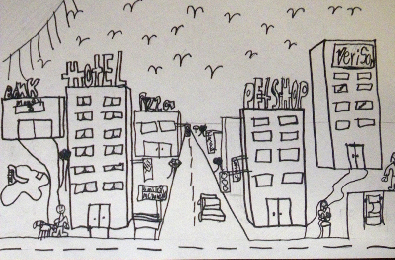 800x527 One Point Perspective