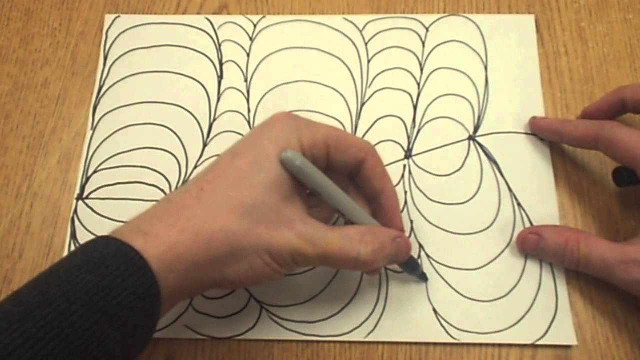 1280x720 Easy Op Art Drawing