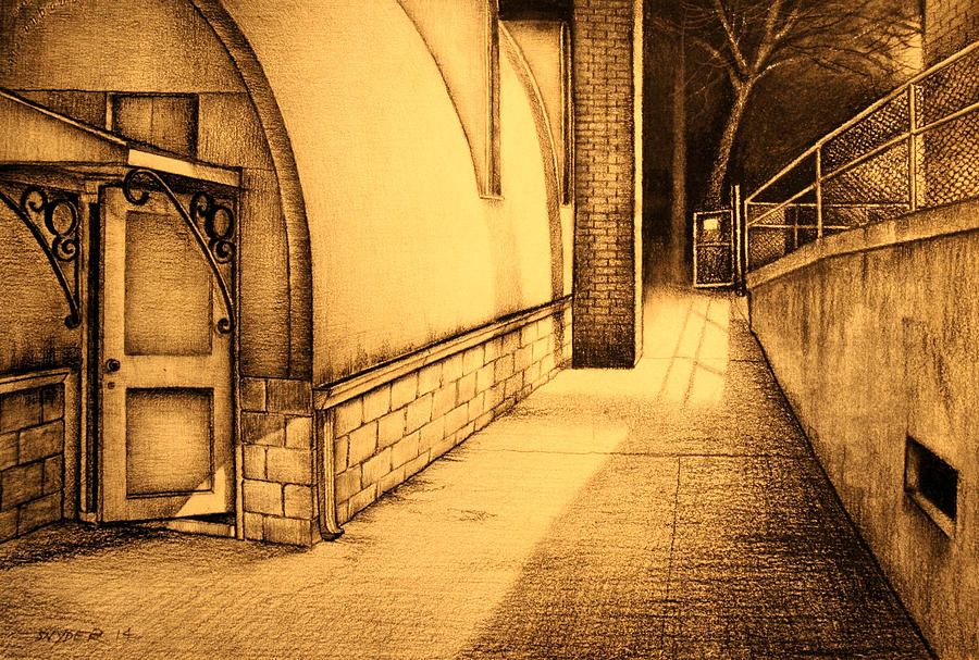 900x607 Open Gate Drawing By Todd Snyder