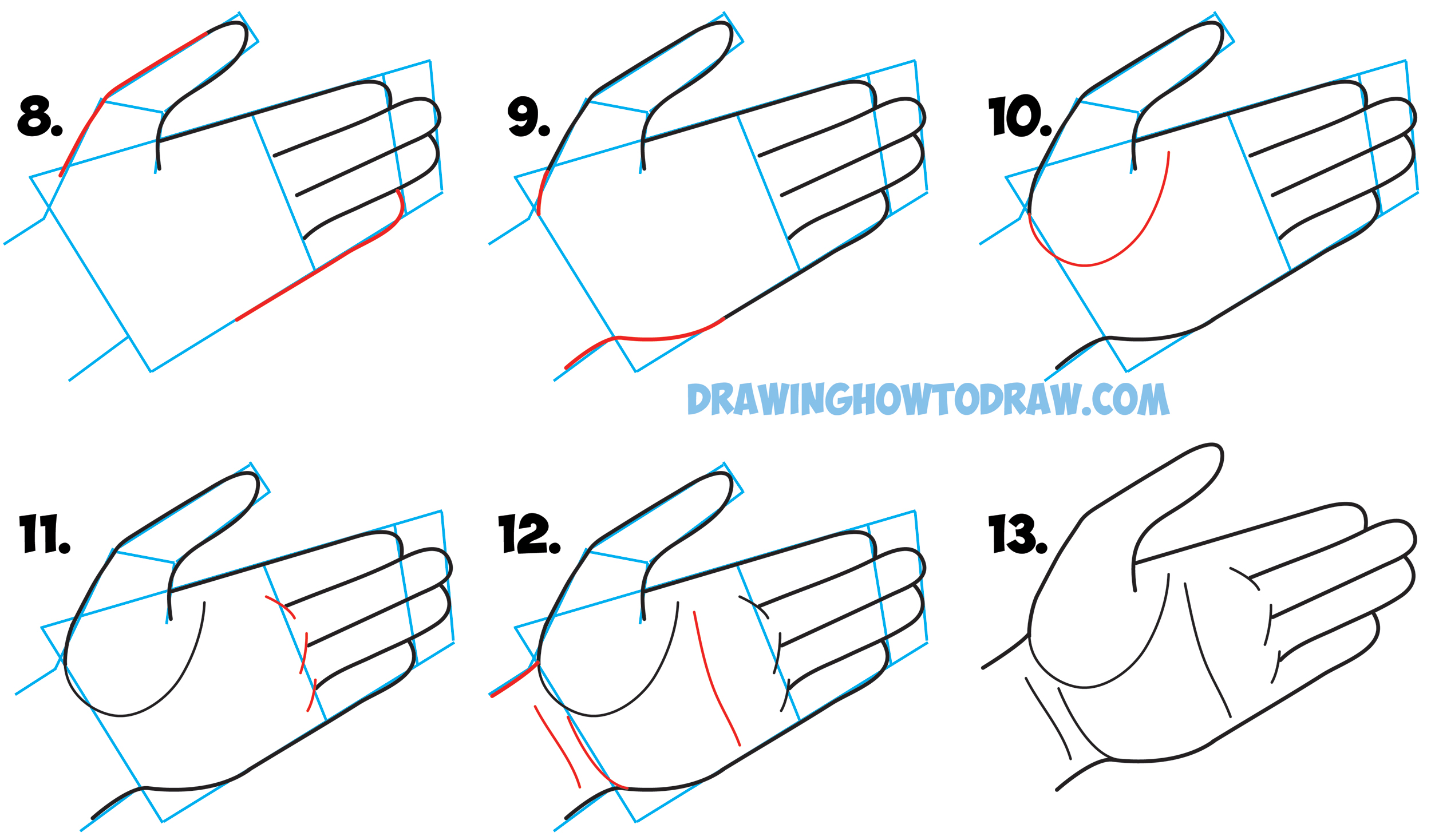 2500x1468 How To Draw Hands Open Palm