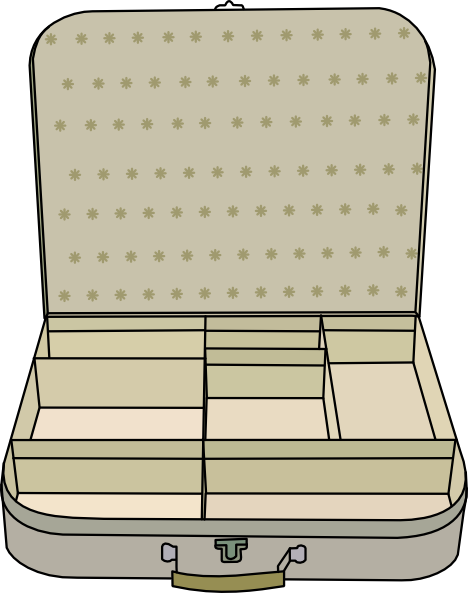 468x593 Suitcase Clip Art