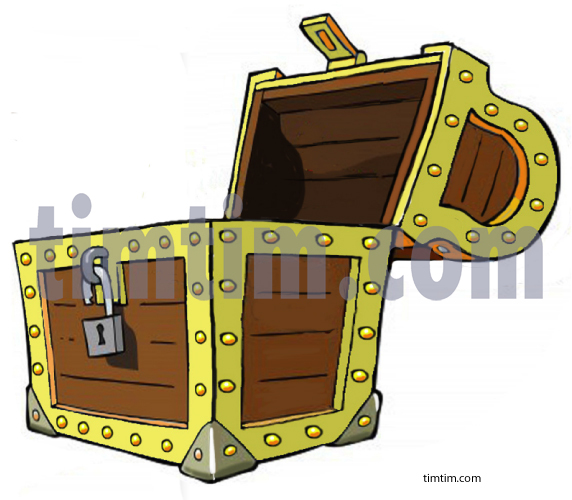 572x500 Free Drawing Of A Pirate Treasure Chest Empty From The Category