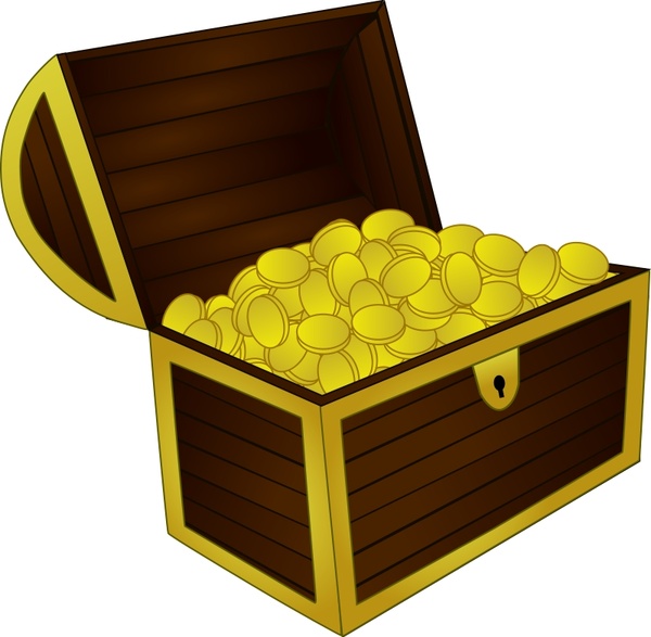 600x587 Treasure Chest Free Vector In Open Office Drawing Svg ( Svg