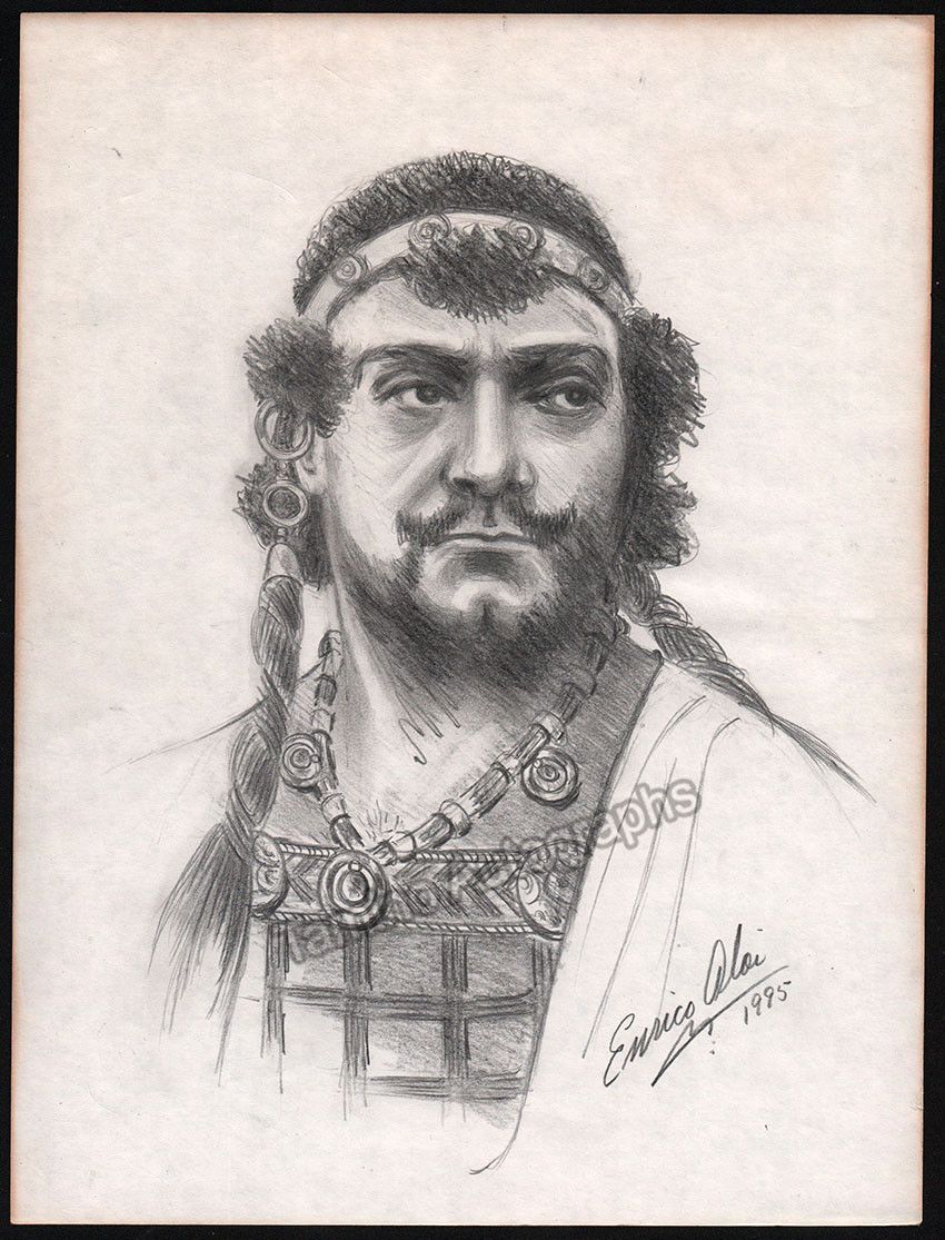 850x1115 Opera Singer Sketches